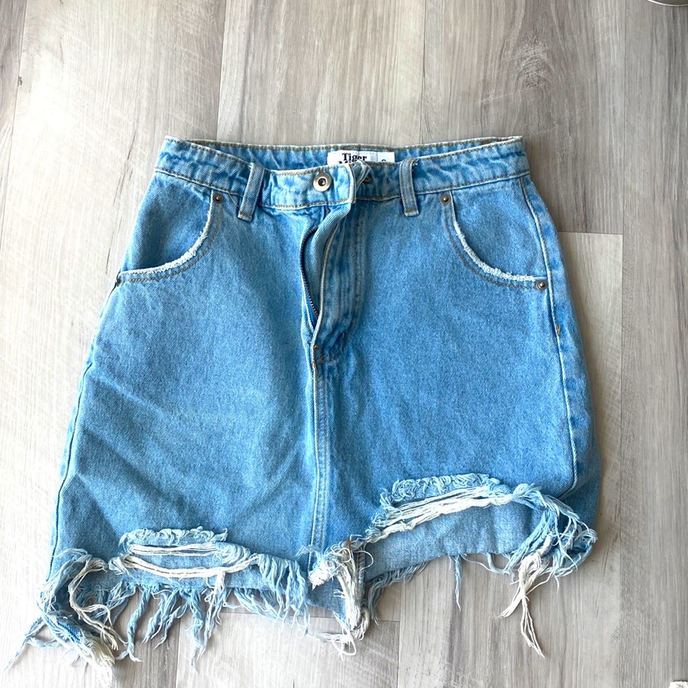 Denim Skirt.